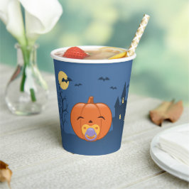 Vasos De Papel Mi primera Calabaza Pacificadora de Halloween