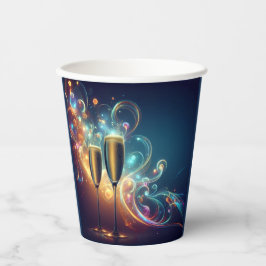 Vasos De Papel Midnight Toast Party Cups
