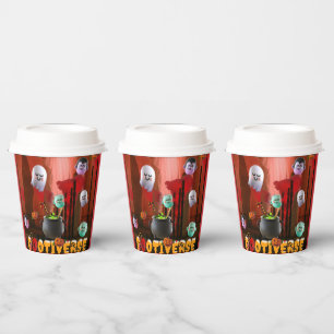 Vasos De Papel Mikitiez espeluznante vibes halloween multiverse 3