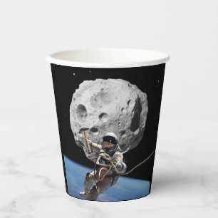 Vasos De Papel Minero de asteroides