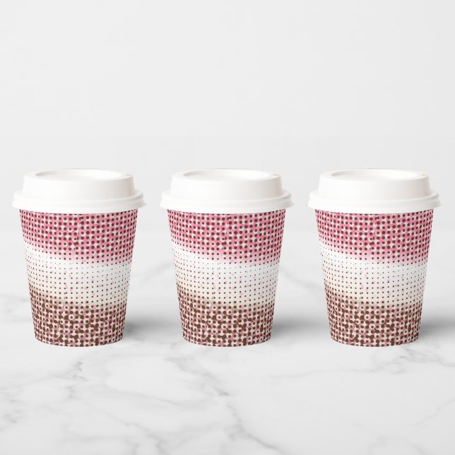 Vasos De Papel Mini puntos napolitanos-01: CUPS FIESTA PAPER (Multi)