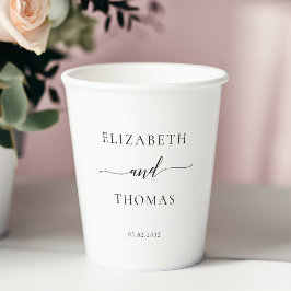 Vasos De Papel Minimal moderno