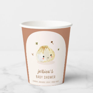 Vasos De Papel Minimalista Boho Arch Chino desmorona Baby Shower