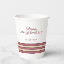 Minimalista, cinco rayas retro, texto en blanco