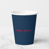 Minimalista exclusivo de estilo azul de la marina