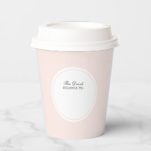 Vasos De Papel Mínimo, esta bebida pertenece al Fiesta de nombres