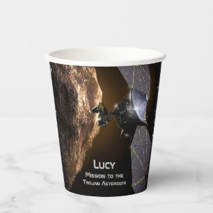 Vasos De Papel Misión Lucy para estudiar asteroides troyanos