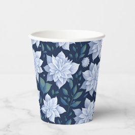 Vasos De Papel Mitternachtsblüte -