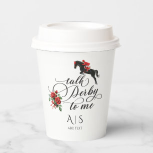 Vasos De Papel Moda Habla Derby Para Mí Fiesta Race Horse Ecuestr