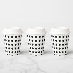 Vasos De Papel Moda moderna Polka Dot Minimalista moderno