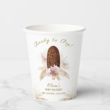 Moderno Boho Floral Ice Cream Popcicle Baby Shower