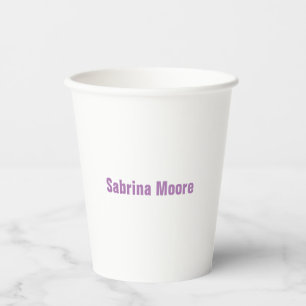 Vasos De Papel Moderno profesional Minimalista