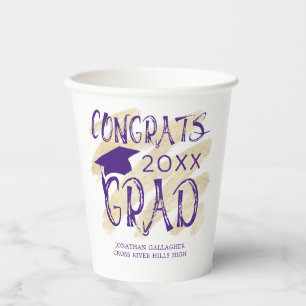 Vasos De Papel Modernos Graduados Graduados Colores de Personaliz