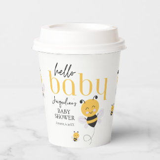 Vasos De Papel Momentos Hermosos: Cumpleaños Bebé Abeja