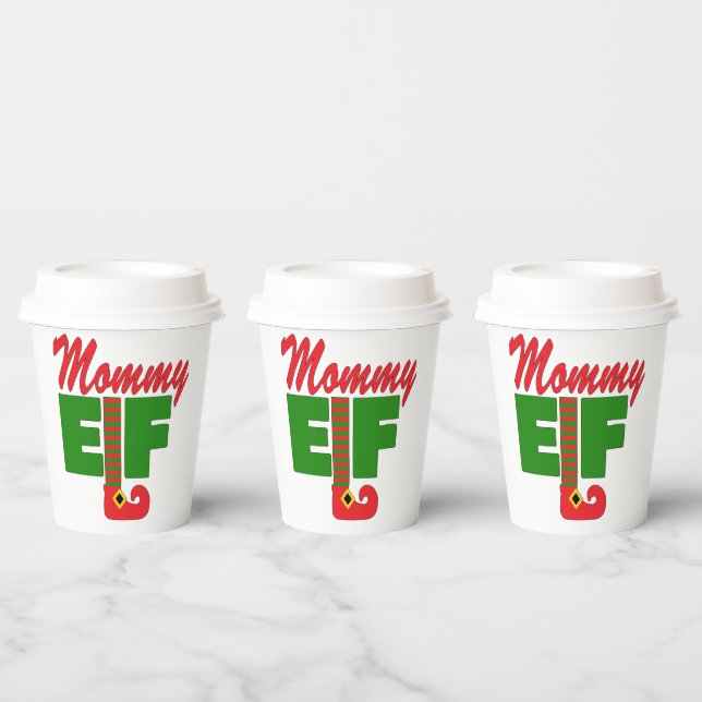 Vasos De Papel Mommy Elf (Multi)