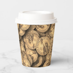 Vasos De Papel Monedas