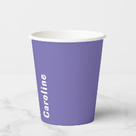 Vasos De Papel Monograma elegante de escritura de firma