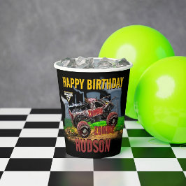 Vasos De Papel Monster Jam - Cumpleaños Zombie