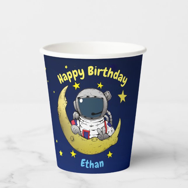 Vasos De Papel Moon Adventure (Anverso)