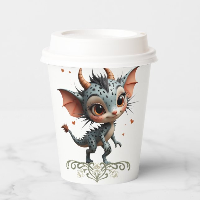 Vasos De Papel Moonlit Creature Caelum Tickwing  (Anverso)