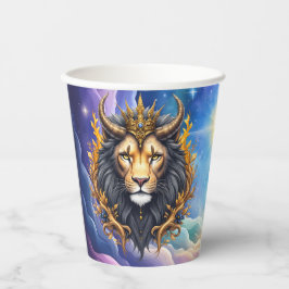 Vasos De Papel Moonlit Guardians – Cosmic lion.