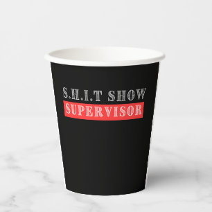 Vasos De Papel Mostrar supervisor