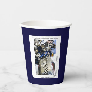 Vasos De Papel Motocicleta Motociclista Rider