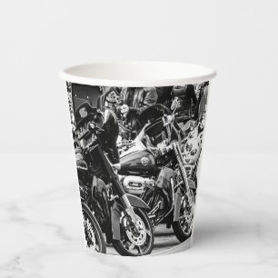 Vasos De Papel Motocicletas Motocicletas Biker Rider