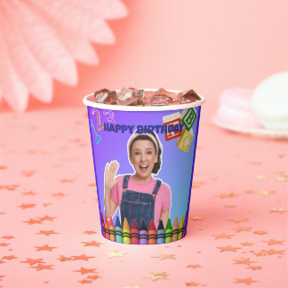 Vasos De Papel Ms.Rachel Custom Birthday Plates 