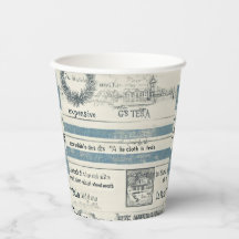 Mug de papel con diseño náutico