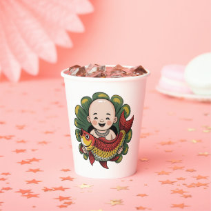 Vasos De Papel Mugs & Cups Chloe Baby - Un chico lindo con un K