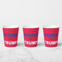 Vasos De Papel Mujeres Por Trump