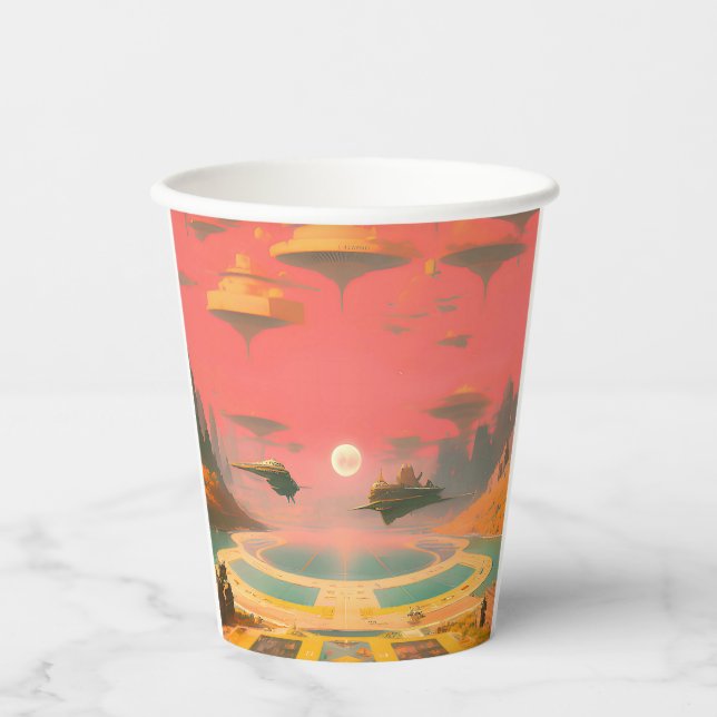 Vasos De Papel Mundo de sueños (Anverso)