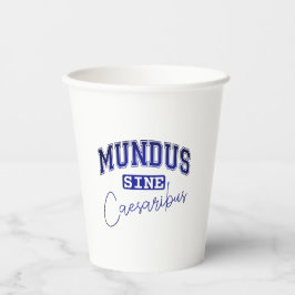Vasos De Papel Mundus Sine Caesaribus