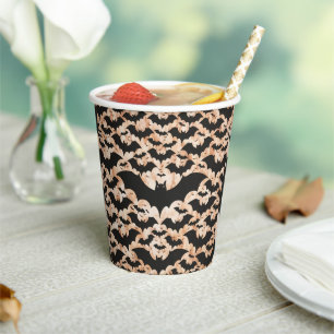 Vasos De Papel Murciélagos