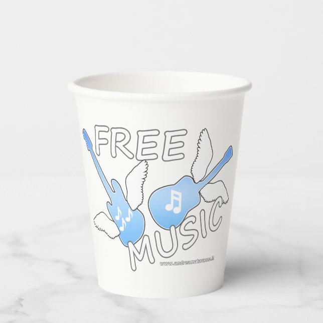 Vasos De Papel Música gratis (Anverso)
