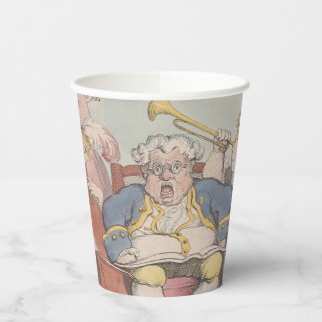 Vasos De Papel Música - Taza de papel de 236 ml (Izquierda)