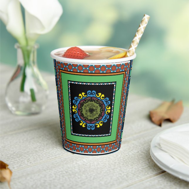 Vasos De Papel MVB Diseño del Orgullo Mexicano 1 (in situ)