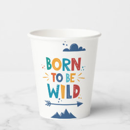 Vasos De Papel Nacido para ser salvaje