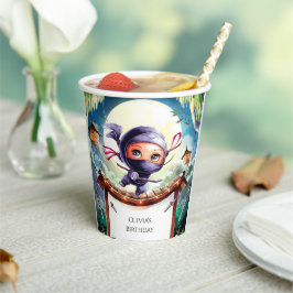 Vasos De Papel Nacimiento de espías acuáticas Ninja