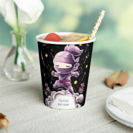 Vasos De Papel Nacimiento de Pastel Spy Ninja