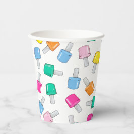 Vasos De Papel Nail Polaco Spa Fiesta Manicure Beauty Cumpleaños