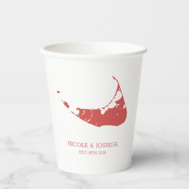 Vasos De Papel Nantucket Island Boda Nantucket Red