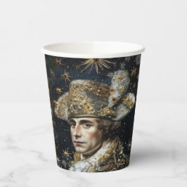 Vasos De Papel Napoleón de la Corona - Taza de papel de 236 ml