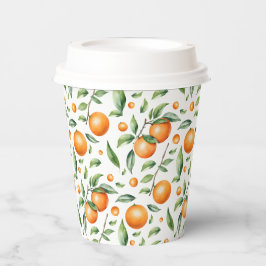 Vasos De Papel Naranja de corte