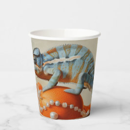 Vasos De Papel Naranja - Taza de papel de 236 ml