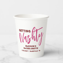 Vasos De Papel Nashville Bachelorette Obtén Nashty Personalizado