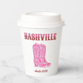 Vasos De Papel nashville bachelorette party country pink boots