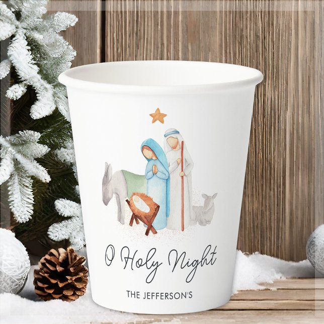 Vasos De Papel Natividad Navidades religiosos (Subido por el creador)