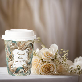 Vasos De Papel Nautica Pearl Coast Elegance De La Copa De Papel C